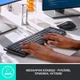 Клавиатура беспроводная Logitech MX Mechanical Graphite Clicky (920-010759) - изображение 4