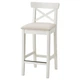 Барний стілець IKEA INGOLF 65 см білий (004.787.37) - зображення 1