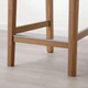 Барний стілець IKEA BERGMUND 62 см імітація дуба/темно-сірий (593.997.81) - зображення 5