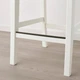 Барний стілець IKEA INGOLF 65 см білий (004.787.37) - зображення 4