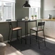 Барний стіл і 2 барних стільця IKEA SANDSBERG / SANDSBERG 67х67 см (394.204.20) - зображення 6
