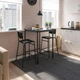 Барний стіл і 2 барних стільця IKEA SANDSBERG / STIG 67х67 см чорний (294.702.17) - зображення 8