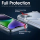 iPhone 14 Plus чехол прозрачный силикон Military Grade - Gisolo - изображение 5