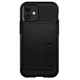 Чохол Spigen Slim Armor Satin для iPhone 12 mini (Чорний) - зображення 1