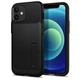Чохол Spigen Slim Armor Satin для iPhone 12 mini (Чорний) - зображення 7