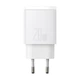 Мережевий зарядний пристрій Baseus Compact Quick Charger USB+Type-C 20W Білий (CCXJ-B02) - зображення 2