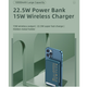 Павербанк повербанк 10000mAh з бездротовою та швидкою зарядкою | QC22.5W + PD20W | REMAX RPP-273 Білий - зображення 4