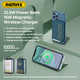 Павербанк повербанк 10000mAh з бездротовою та швидкою зарядкою | QC22.5W + PD20W | REMAX RPP-273 Білий - зображення 5