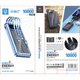 Внешний аккумулятор Power Bank UKC 8285 Black 10000 mAh портативное зарядное устройство на солнечной батарее с LED дисплеем 4 переходники USB/Type-C/MicroUSB/Lightning - изображение 10