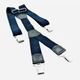 Подтяжки Weatro new-bigpdt-X005 185 см Темно-синие - изображение 1