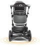 Універсальна коляска 2 в 1 Heetee Mayfair Black/Black, MF1.N.2P.BB - зображення 11
