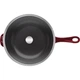 Сковорідка Staub Cast Iron 25 см із кришкою бордова - зображення 2