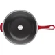 Сковорідка Staub Cast Iron 25 см із кришкою червона - зображення 3