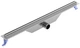 Трап для душа линейный с решеткой CERSANIT Tako Slim 80 (S907-014) нержавеющая сталь - изображение 1