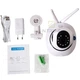 Камера видеонаблюдения WiFi Smart Camera Белая Беспроводная поворотная Видеоняня с инфракрасной подсветкой микрофоном и обратной связью - изображение 11