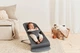 Кресло-качалка BabyBjorn Bliss Cotton Petal Quilt Anthracite, 7317680061263 - зображення 14