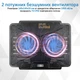 Охлаждающая подставка для ноутбука Promate AirBase-1 Black (airbase-1.black) - изображение 3