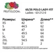 Женская тенниска поло Fruit of the Loom 63-212-PE XL фиолетовая - изображение 4