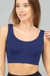 Топ безшовний на широких бретелях Giulia Tank top DEEP NAVY S/M Темно синій - изображение 1