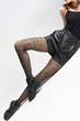 Колготки з написами Marilyn LIBERTY W10 20d 1/2 Nero - зображення 4