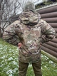 Куртка зимняя удлиненная тактическая военная мультикам Soft Shell Single Sword для ВСУ L - изображение 6