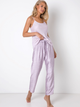 Піжама (майка + штани) Aruelle Livia pajama long L Лавандова (5904541438313) - зображення 1
