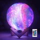 Нічник настільний LED RGB 3D Galaxy 12 см з пультом та акумулятором - зображення 2