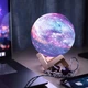 Нічник настільний LED RGB 3D Galaxy 12 см з пультом та акумулятором - зображення 4
