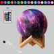 Нічник настільний LED RGB 3D Galaxy 12 см з пультом та акумулятором - зображення 8