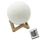 Нічник настільний LED RGB 3D Moon 15 см з пультом та акумулятором - зображення 6