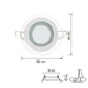 Светодиодный светильник Horoz Electric встраиваемый CLARA-6 6W 6400k - изображение 5