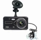 Автомобильный видеорегистратор T672TP, 4", TOUCH SCREEN , металл, 2 камеры, 1080P Full HD - изображение 3