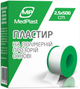 Пластир медичний хірургічний нестерильний MedPlast на полімерній прозорій основі 2.5 см х 5 м (7640162325394) - зображення 1