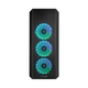 Корпус Chieftec SCORPION 4 GL-04B-OP 4x120mm A-RGB ATX без БЖ Black - зображення 3