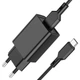 Сетевое зарядное устройство для телефона + кабель Type-C Android BOROFONE BA68A |USB, 2.1A| Черный - изображение 2