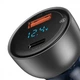Автомобільний зарядний пристрій Baseus Particular Digital Display PPS 65W сірий (CGJP010013) - зображення 3