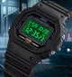 Мужские наручные часы Skmei 1628 Черные с черным экраном - изображение 5