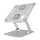 Подставка для ноутбука VHG A53 складная с вентилятором Folding Laptop Stand Silver - изображение 5
