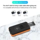 УМБ із сонячною панеллю VHG DN49 30000 mAh Wireless Solar Power Charger Orange - зображення 5