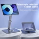 Подставка для планшета VHG А72 телескопическая поворотная 360°C Rotating Teleskopic Tablet Stand Silver - изображение 7