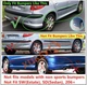 Бризковики Peugeot 206 хетчбек 2004-2008, комплект 4шт. для Peugeot 206 1999-2008 (7839) - зображення 2