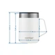Термокухоль Contigo Streeterville with Handle 420 мл Sake (2174673) - зображення 5