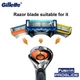 Кассеты для бритья сменные катриджи Gillette Fusion ProShield 5 лезвий 3 штуки в наборе - изображение 13