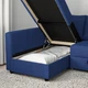 Диван кутовий розкладний IKEA FRIHETEN/KLAGSHAMN Skiftebo синій (494.443.26) - изображение 5