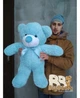 Мишка плюшевый BigBears 80 см. Голубой - изображение 1