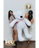 Мишка плюшевый BigBears 160 см. Белый - изображение 2