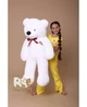Мишка плюшевый BigBears 120 см. Белый - изображение 4