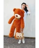 Мишка плюшевый BigBears 120 см. Коричневый - изображение 1