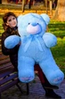 Ведмедик плюшевий BigBears 140 см. Блакитний (КІ-98-1222) - зображення 1