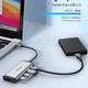 Перехідник-конвертер Vention Type-C-HDMI, USB 3.0 х 3 / PD, USB Type-C 0.15 м (CNBHB) - зображення 5